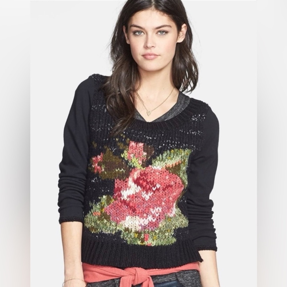 Free people magic rose sweater